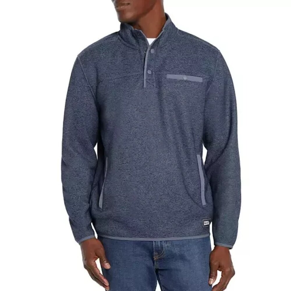 Eddie Bauer Men's Sweater Fleece - Size Small - H. Lt Harbor